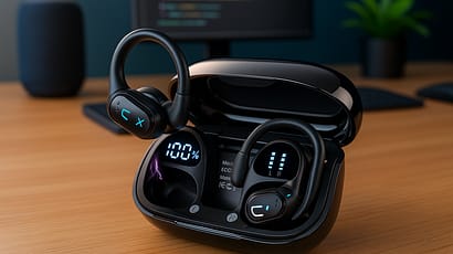 KVIDIO Bluetooth Headphones Over Ear